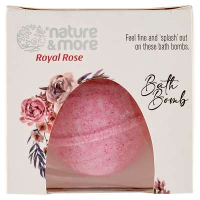 Nature&More Garden Rose fürdőbomba - 85 g