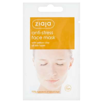 Ziaja stresszoldó arcmaszk sárga agyaggal - 7 ml