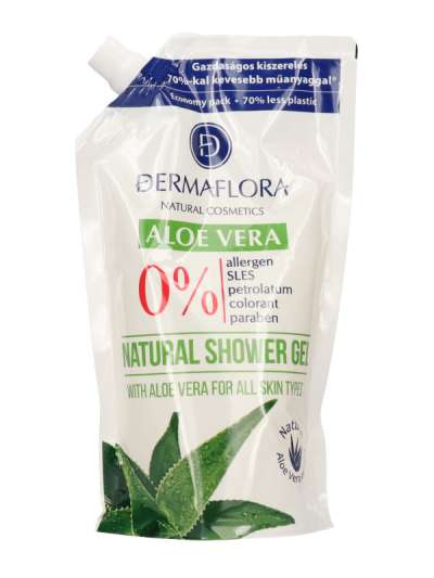 Dermafora tusfürdő utántöltő 0% aloe vera - 500 ml