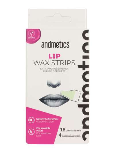 Andmetics bajuszeltávolító gyantacsík - 16 db