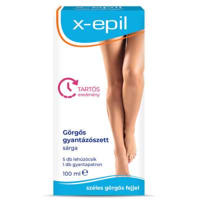 X-Epil Görgős gyantázószett sárga normál bőrre - 1 db