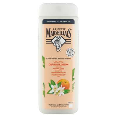 Le Petit Marseillais krémtusfürdő organikus narancsvirággal - 400 ml