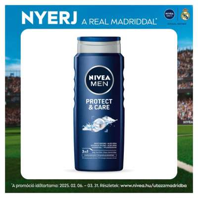 Nivea Men Protect & Care tusfürdő - 500 ml