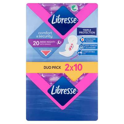 Libresse Maxi Goodnight With Wings egészségügyi betét - 20 db