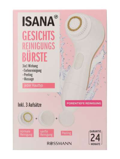 Isana Clean+Care elektromos arctisztító kefe - 1 db