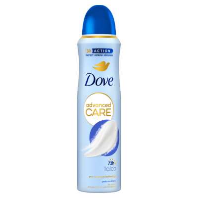Dove Advanced Care Talco dezodor spray - 150 ml