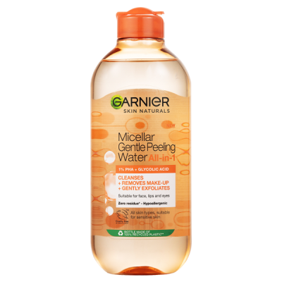 Garnier Skin Naturals Micellás víz hámlasztó hatással all-in-1 - 400 ml