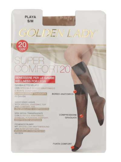 Golden Lady Super Comfort térdfix 20Den S/M - 1 db