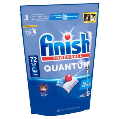 Finish Powerball Quantum All in 1 Regular mosogatógép kapszula - 72 db