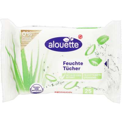Alouette Aloe Vera frissítőkendő - 25 db
