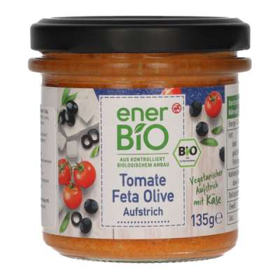 Ener-Bio paradicsomkrém fetával és olivával - 135 g