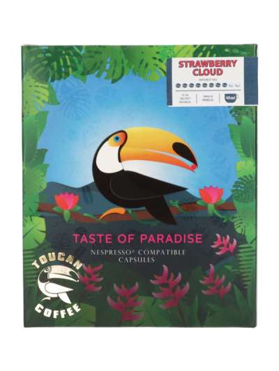 Toucan Strawberry Cloud Nesspresso kávékapszula - 20 db
