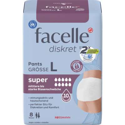 Facelle Diskret inkontinencia nadrág L - 8 db