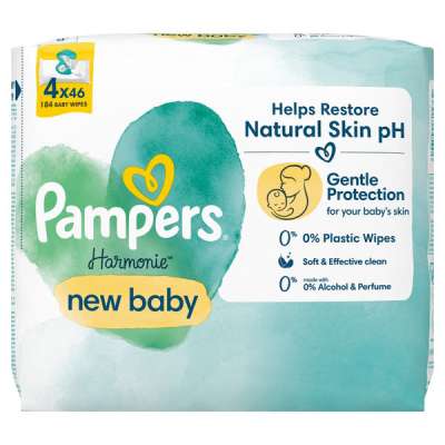 Pampers Harmonie New Baby törlőkendő - 184 db