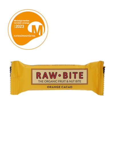 Rawbite organic bar, narancs-kakaó - 50 g