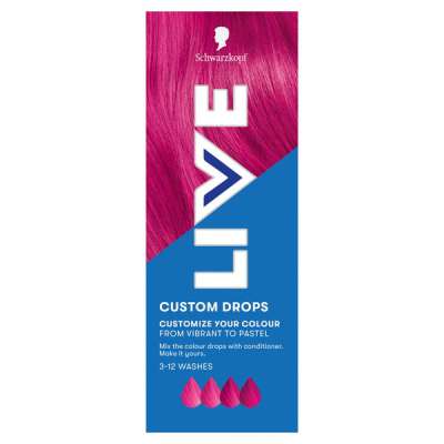 Schwarzkopf Live Drops hajszínező virágos rózsaszín - 30 ml