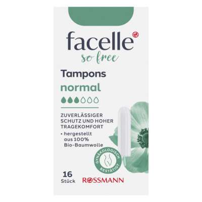 Facelle Natural tampon - 16 db