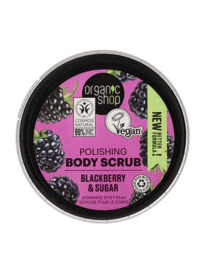 Organic Shop Polishing testradír szederrel  és cukorral - 250 ml