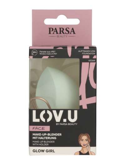 Parsa Beauty Lov.U sminkszivacs tojás tartóval - 1 db