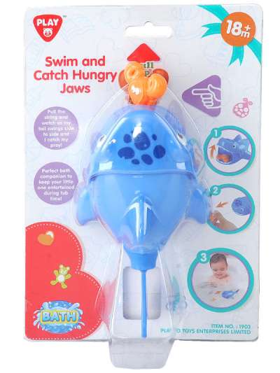 Playgo éhes cápa fürdőjáték - 1 db