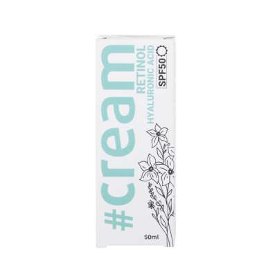 Keve Retinol + Hialuronsav fényvédő arckrém SPF50 - 50 ml