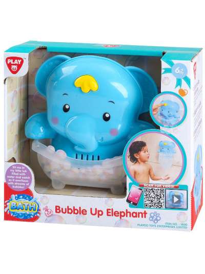 Playgo habfújó elefánt bébi fürdőjáték - 1 db