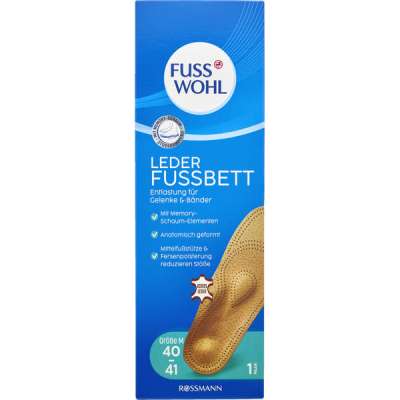 Fuss Wohl bőr talpbetét 40/41 - 1 db