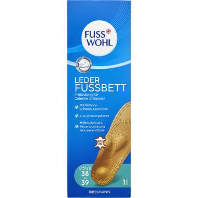 Fuss Wohl bőr talpbetét 38/39 - 1 db