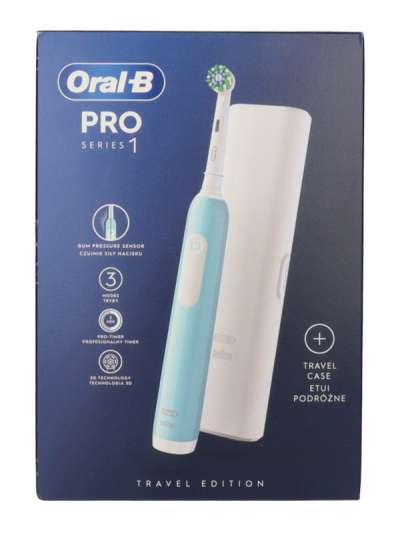 Oral-B Pro Series 1 Karibi kék elektromos fogkefe + utazótok - 1 db