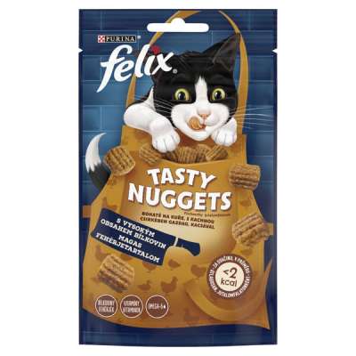 Felix Tasty Nuggets jutalomfalat macskáknak csirkével - 50 g