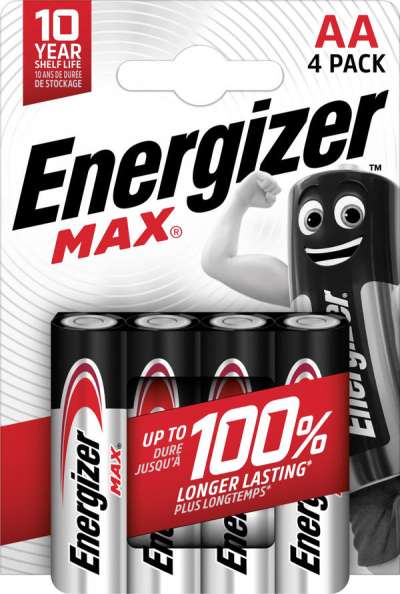 Energizer Max AA ceruzaelem - 4 db
