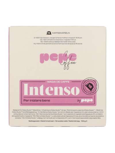 Pepe Coffee Intenso Dolce Gusto kávékapszula intenzív - 96 g