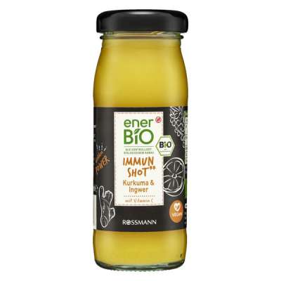 enerBiO Immunshot kurkumával és gyömbérrel - 95 ml
