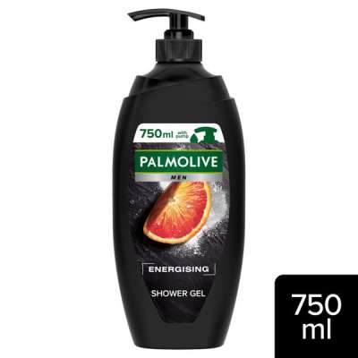Palmolive Men Energising 3in1 férfi pumpás tusfürdő - 750 ml