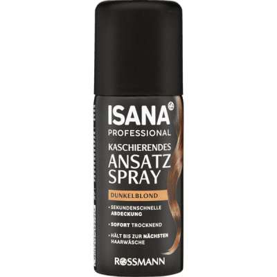 Isana Professional hajtőszínező spray /sötétszőke - 100 ml
