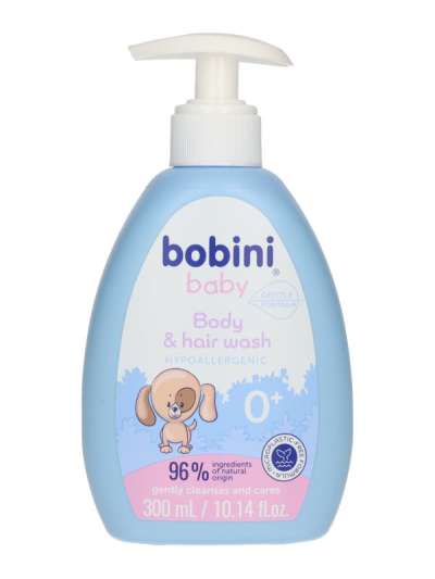 Bobini Baby Hypoallergenic 2in1 sampon és tusfürdő - 300 ml
