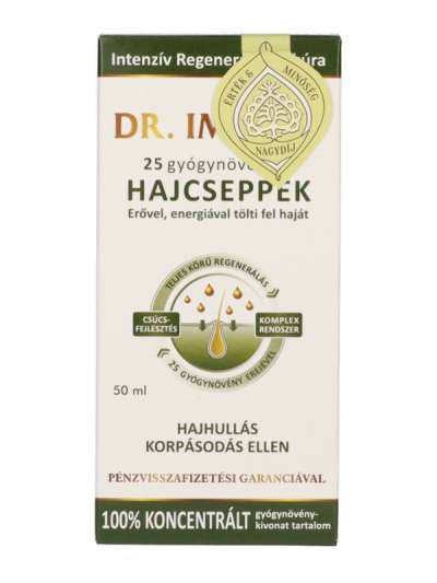 Dr. Immun hajcseppek 25 féle gyógynövénnyel - 50 ml
