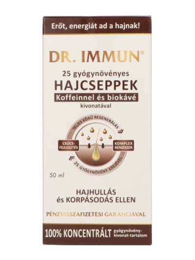Dr. Immun hajcseppek koffeinnel - 50 ml