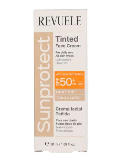 Revuele Sunprotect színezett fényvédő arckrém SPF50+ /világos - 50 ml