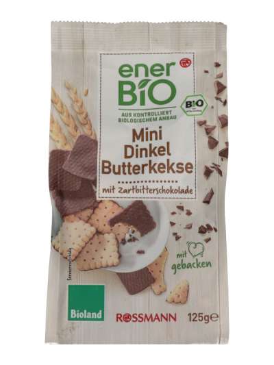 Ener-Bio mini tönköly vajas keksz - 125 g