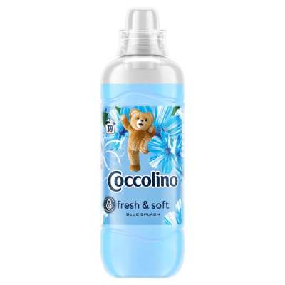 Coccolino Fresh & Soft Blue Splash öblítőkoncentrátum 39 mosás - 975 ml