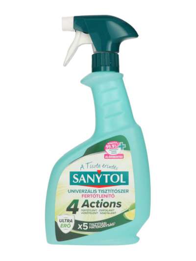 Sanytol 4 Actions Lime Pure univerzális fertőtlenítő tisztítószer - 500 ml