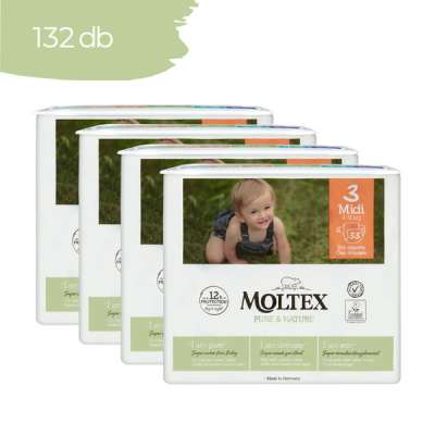 Moltex Pure & Nature Midi öko pelenka 4-9 kg - 132 kg