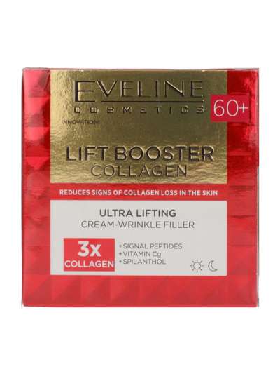 Eveline Lift Booster Collagen ráncfeltöltő krém 60+ - 50 ml