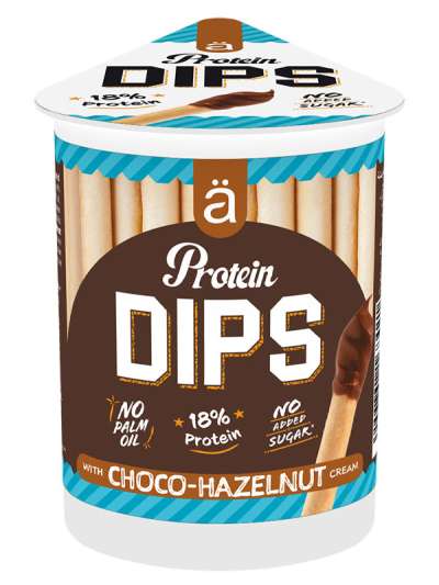 Nänosupps Dips protein krém mogyoróval és csokoládéval - 52 g