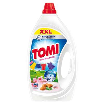 Tomi Color folyékony mosószer mandulatej illattal 60 mosás - 2700 ml