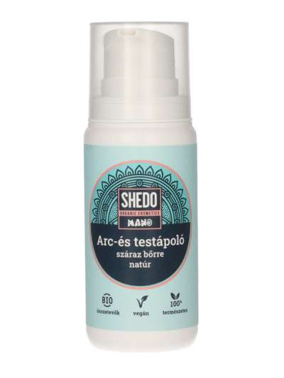 Shedo Mano arc-és testápoló natúr, száraz bőrre - 100 ml