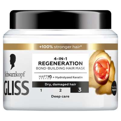 Gliss Total Repair 4 az 1-ben regeneráló hajmaszk - 400 ml
