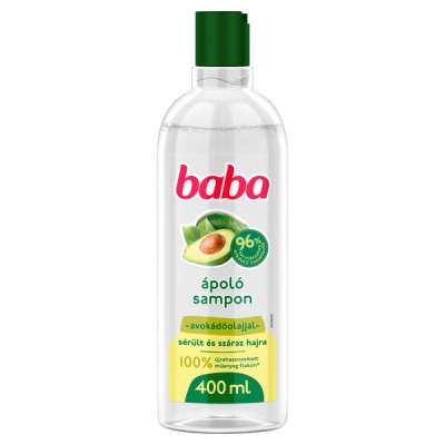 Baba sampon avokádó olajjal sérült és száraz hajra - 400 ml