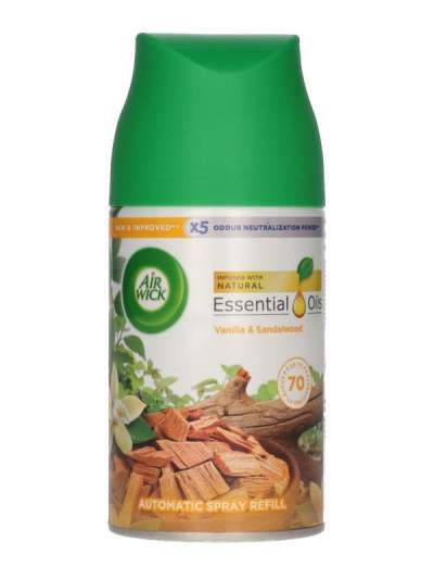 Air Wick Freshmatic automata légfrissítő utántöltő vanília és szantálfa illattal - 250 ml